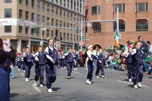 The Simsbury Spinners performing the 2009 St. Patrick's Day Parade in Hartford, CT