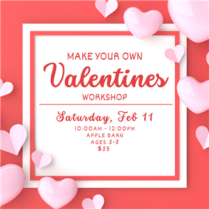 Valentines workshop flyer 
