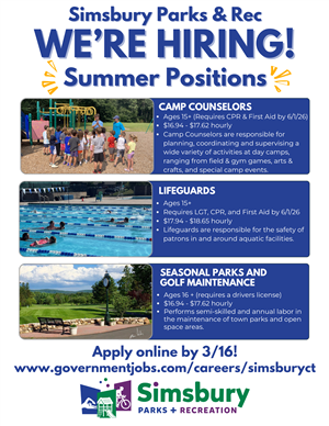 Summer Jobs Flyer